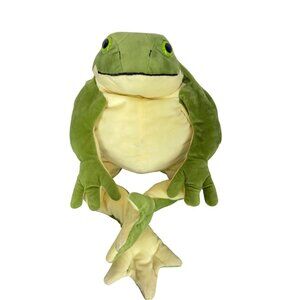Ice King Bear Plush‎ Giant Frog Stuffed Animal Soft Toy, 22 Inches Large, Green